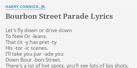 bourbon street parade lyrics